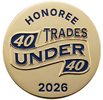 40 under 40 Honoree Badge